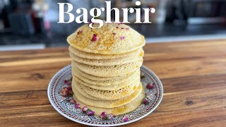 Baghrir  Moroccan Pancakes A quick and easy recipe [upl. by Yroffej]