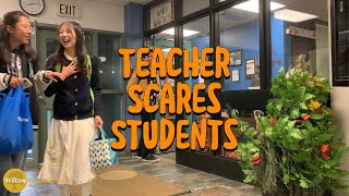 Teacher Scares Students and Staff  Bushman Prank [upl. by Arin]