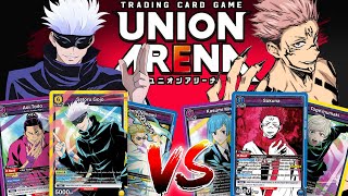 Trying NEW JJK Cards Union Arena Gameplay Best of 3 [upl. by Adelle785]