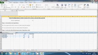 Étude dun lien etre deux variables dans Excel [upl. by Nymrak]