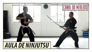 NINJUTSU A ARTE MARCIAL NINJA  MINHA PRIMEIRA AULA [upl. by Nahn]