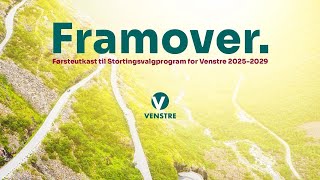 Fremleggelse av førsteutkast til Venstres Stortingsvalgprogram 20252029 [upl. by Aisile]