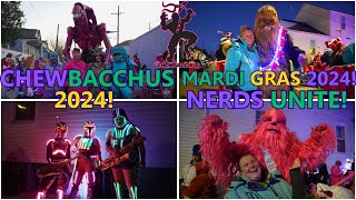 The Best SCIFINERD PARADE is EVEN BETTER The Intergalactic Krewe of Chewbacchus Mardi Gras 2024 [upl. by Volkan]