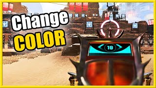 How to CHANGE CROSSHAIR Colors in APEX LEGENDS Easier to SEE [upl. by Attegroeg]