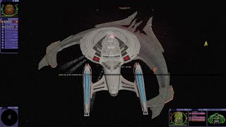 Star Trek Bridge Commander Remastered  Enterprise E VS Sona BattleshipsInsurrection [upl. by Tenay]