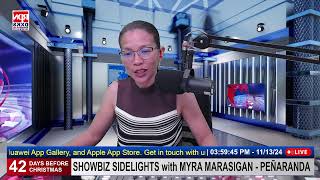 SHOWBIZ SIDELIGHTS with MYRA MARASIGAN  PEÑARANDA  RPN DXKS SURIGAO  November 13 2024 [upl. by Allie]