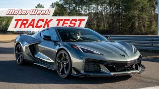 The 2024 Chevrolet Corvette Z06 Brings Supercar Performance to the Street  MotorWeek Track Test [upl. by Ecirtahs]