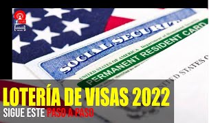 Lotería de Visas 2022 EEUU paso a paso [upl. by Clifford834]