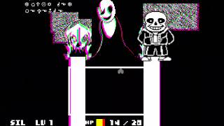 undertale Pacifist route Gaster battle undertale fangame [upl. by Yma51]