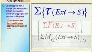 Torseur des actions Extérieures [upl. by Collimore]