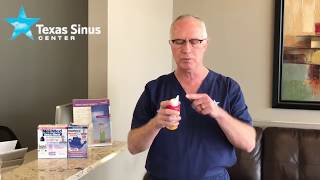 How To Use Saline Nasal Rinses NeilMed Nasa Flo [upl. by Landel871]