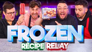 FROZEN INGREDIENTS ONLY Recipe Relay Challenge  Pass It On S3 E13 [upl. by Saerdna766]