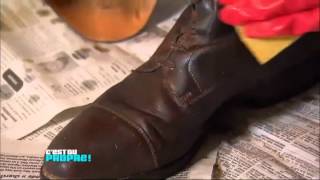 cest du propre Lentretien des chaussures en cuir [upl. by Eustatius]