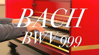 Bach  Prelude in C Minor BWV 999  Baroque Music [upl. by Camilla]