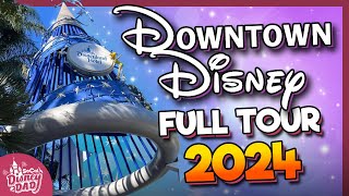 FULL Downtown Disney Tour 2024  Restaurants Hotels amp Shops [upl. by Esten]