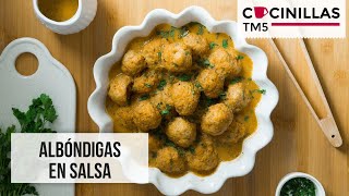 Albóndigas en Salsa Española  Recetas Thermomix [upl. by Olnee]