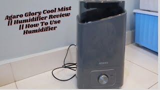 Agaro Glory Cool Mist  Humidifier Review  How To Use Humidifier  must have  Sireesha [upl. by Arul706]