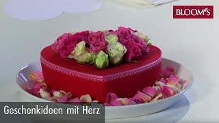 Blumige Geschenkideen  Deko mit Herz  DIY  BLOOMs Floristik [upl. by Isidoro639]