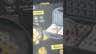 🧇 WAFFLE maker unboxing LYROVO 👌 [upl. by Arimahs]