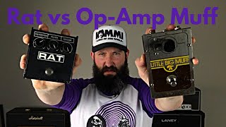 ProCo Rat 2 vs 70’s EHX OpAmp Little Big Muff  Windhand Guitar Tone [upl. by Steele]