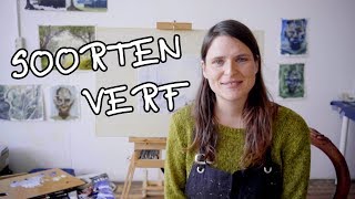 🎨 Olieverf vs acrylverf vs aquarel  Verfsoorten  mijn ervaringen  Robin Rozendal [upl. by Norred]