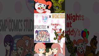 DDLC JOINS US FOR A BITE animation shorts fivenightsatfreddys dokidokiliteratureclubplus [upl. by Lleon]