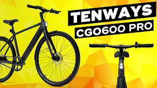 TENWAYS CGO 600 Pro Review  Leichtes EBike mit Riemenantrieb [upl. by Petronia737]