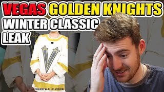 REACTING To The Vegas Golden Knights Winter Classic Jersey LEAK [upl. by Sirovaj]