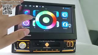 Test Hizpo Android 12 Universal 1din Car Radio CarPlay GPS Navigation Review Aliexpress [upl. by Ransome]