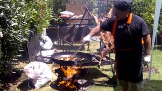 Asado al disco para picar video completo [upl. by Anayaran]