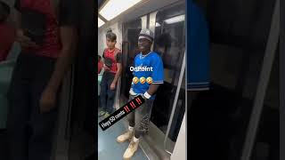 foreigner spots 50cent riding subway newyork nyc curtisjackson [upl. by Odlaumor5]