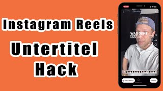 ✌🏼 Instagram Reels Hack – automatische Untertitel erstellen  FragdenDan einfachdan [upl. by Arved984]