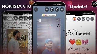 HONISTA V10 Update 🚀  iOS Instagram for Android 🔥 [upl. by Neal]