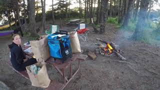 Golden Hour Hobuck Beach Campground [upl. by Yelsel]