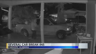 Almost a dozen car breakins in Fairhope all unlocked cars [upl. by Sherborn]