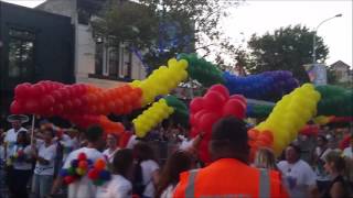 Auckland Pride Parade on Ponsonby Road 2017 [upl. by Ahtnamys890]