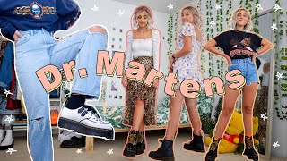 How to Style Dr Martens  12 Outfit Ideas with DOCS [upl. by Yajet]