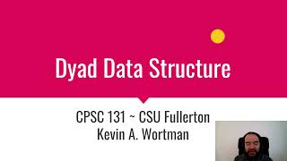 Dyad Data Structure [upl. by Damara934]