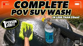 How To Wash An SUV By Yourself Like A Pro In Under 20 Minutes  Chemical Guys [upl. by Anikas]