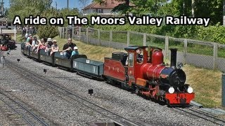 A ride on The Moors Valley Railway  080613 [upl. by Adniral940]