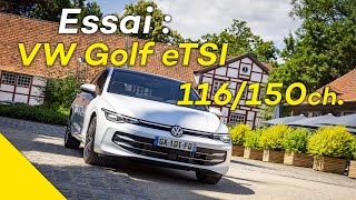 Essai VW Golf 8 facelift eTSI 116150 ch berline et break [upl. by Gauntlett223]