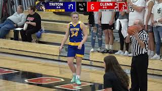 Triton at John Glenn  Varsity Girls Basketball 🏀 1132021 [upl. by Evers]