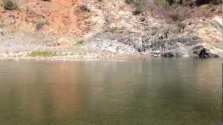 Birdsall Dam Remnant on North Fork American River [upl. by Eiggep]