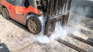 Forklift Burnout [upl. by Leonor]