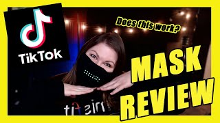 I BOUGHT A VOICE ACTIVATED MASK  TIKTOK MASK REVIEW [upl. by Enilarak]