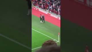 West Ham United Edson Alvarez gets sent off but goes wrong way 😂 nffc westham vlog youtubers [upl. by Eitsyrk873]