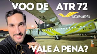 VOANDO NO ATR 72 da VOEPASS COMO REALMENTE É VOAR de PASSAREDO  Estevam Pelo Mundo [upl. by Doowyah]