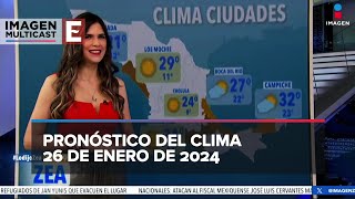 Clima para hoy 26 de enero de 2024 [upl. by Lee]