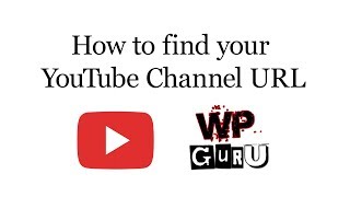 How to find your YouTube Channel URL [upl. by Linden]