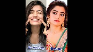 Tollywood heroines No makeup and makeup 🥰😘😘😘 [upl. by Adaran]